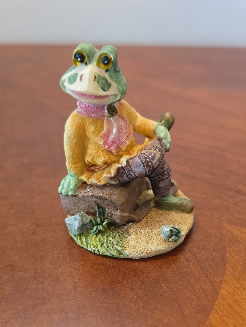 Vintage Resin Frog Figurine